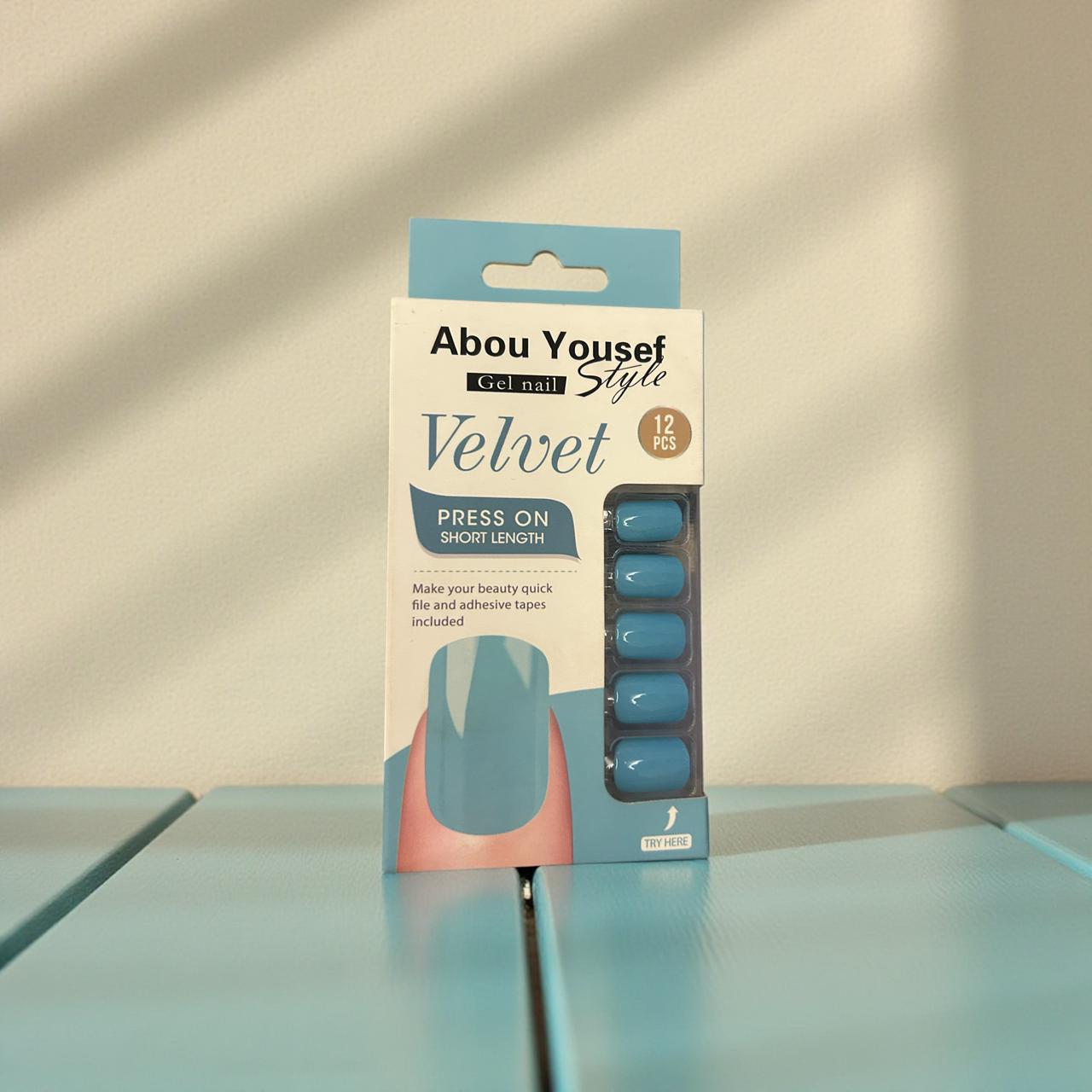 Abou Yousef blue nails