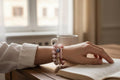 set of pink bracelets