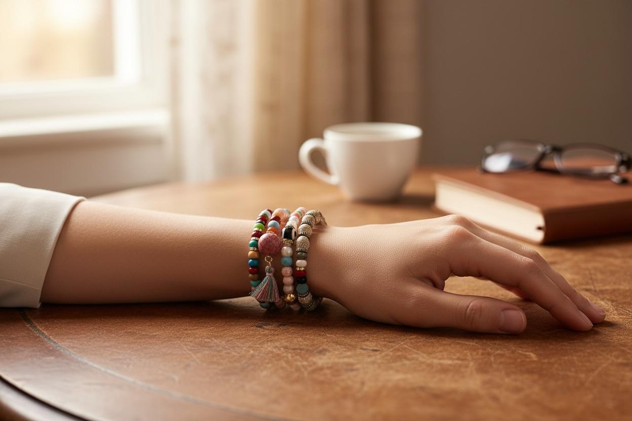 set of mix color bracelets