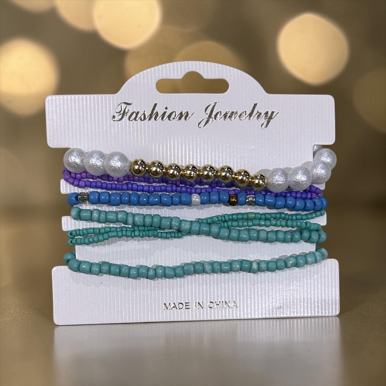 Set of handmade bracelets