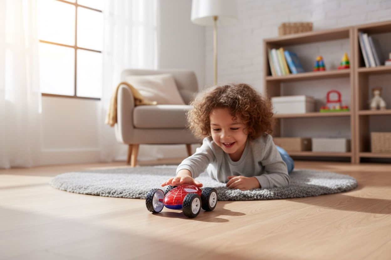 Crazy Car Toy Spider Man Shape for Kids Manual Push
